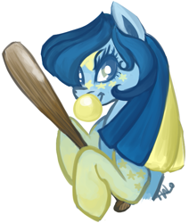 Size: 613x722 | Tagged: safe, artist:lavendire, oc, oc only, baseball, solo, space pony, star pony, unnamed oc