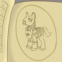 Size: 1071x1071 | Tagged: artist needed, safe, pony, armor, looking at you, newbie artist training grounds, solo