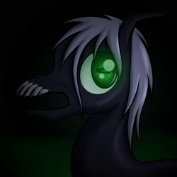 Size: 2000x2000 | Tagged: safe, artist:xain-russell, kelpie, creepy, fanfic, fanfic art, fanfic cover, solo