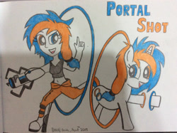 Size: 2592x1936 | Tagged: safe, artist:themidnight-sound, oc, oc only, oc:portal shot, equestria girls, crossover, equestria girls-ified, magic, portal