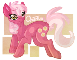 Size: 516x405 | Tagged: safe, artist:koshi-doshi, cheerilee, earth pony, pony, female, mare, simple background, solo, white background