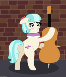 Size: 2980x3486 | Tagged: safe, artist:techarmsbu, coco pommel, cello, musical instrument, plot, solo