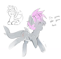 Size: 1164x1143 | Tagged: safe, artist:ende26, oc, oc only, oc:bleedshark, original species, shark pony