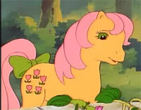 Size: 200x156 | Tagged: safe, screencap, posey, g1, my little pony 'n friends, picture for breezies, solo