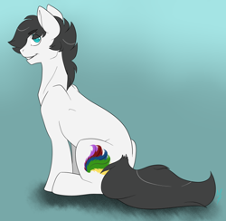 Size: 672x656 | Tagged: safe, artist:kobayashi-maruu, oc, oc only, oc:luke, earth pony, pony, male, solo, stallion, white