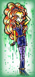 Size: 834x1818 | Tagged: safe, artist:frostykat13, adagio dazzle, equestria girls, rainbow rocks, solo, traditional art