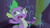 Size: 1280x720 | Tagged: safe, screencap, spike, dragon, power ponies (episode), comic book, solo