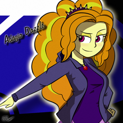 Size: 1024x1024 | Tagged: safe, artist:megajack, adagio dazzle, equestria girls, rainbow rocks, solo