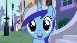 Size: 1280x720 | Tagged: safe, screencap, minuette, amending fences, cute, happy, minubetes