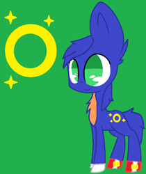 Size: 675x802 | Tagged: safe, artist:swaggirl585, ponified, solo, sonic the hedgehog, sonic the hedgehog (series)