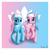 Size: 2160x2160 | Tagged: safe, artist:mcnum, aloe, lotus blossom, earth pony, pony, blue coat, blue mane, female, mare, pink coat, pink mane, siblings, sisters