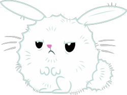 Size: 1500x1119 | Tagged: safe, artist:masem, angel bunny, castle sweet castle, .ai available, fluffy angel, simple background, solo, transparent background, vector