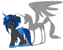 Size: 3670x2909 | Tagged: safe, artist:arshnessdreaming, oc, oc only, alicorn, pony, alicorn oc, ponysona, shadow, solo