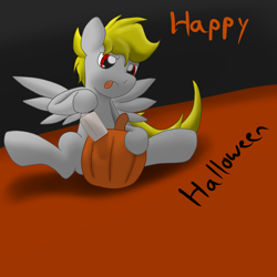 Size: 2600x2600 | Tagged: safe, artist:flashiest lightning, oc, oc only, pegasus, pony, carving, halloween, knife, male, pumpkin, solo, stallion