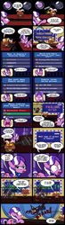 Size: 2000x6889 | Tagged: safe, artist:magerblutooth, diamond tiara, discord, oc, oc:dazzle, cat, pony, comic:diamond and dazzle, banjo kazooie, bubble man, comic, crossover, cutie mark, final boss, fluffy, glass joe, goomba, mario & luigi, megaman, mr. blizzard, mr. game & watch, nintendo, now you fucked up, paper mario, parody, plot twist, popple, punch out, quiz, r.o.b., reference, sadistic choice, super mario bros., triggered, trivia, video game