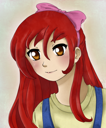 Size: 1024x1228 | Tagged: safe, artist:xxhidden-soulxx, apple bloom, human, humanized, solo