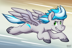 Size: 1134x756 | Tagged: safe, artist:bcpony, oc, oc only, oc:silverbolt, solo