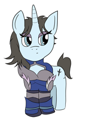 Size: 1280x1548 | Tagged: safe, pony, unicorn, dynasty warriors, ponified, solo, trishula, wang yi