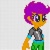 Size: 236x236 | Tagged: safe, derpibooru import, scootaloo, equestria girls, pixel art, template