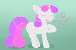 Size: 1920x1280 | Tagged: safe, artist:vogelchan, derpibooru import, sweetie belle, singing, solo