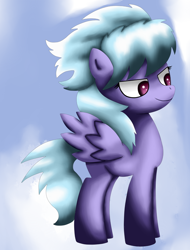 Size: 986x1300 | Tagged: safe, artist:king-sombrero, cloudchaser, pegasus, pony, female, mare, solo, wings
