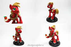 Size: 2000x1320 | Tagged: safe, artist:dustysculptures, big macintosh, earth pony, pony, male, sculpture, solo, stallion