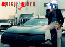 Size: 1066x775 | Tagged: safe, night glider, 1000 hours in ms paint, david hasselhoff, image macro, kitt, knight rider, meme, ms paint, op is knight industries