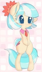 Size: 1050x1800 | Tagged: safe, artist:zokkili, coco pommel, pony, bipedal, cute, solo