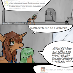 Size: 1000x1000 | Tagged: safe, artist:mabu, doctor whooves, pony, ask, askgamingwhooves, comic, doctor, doctor who, male, shower, stallion, story, tardis, towel, tumblr, wet mane