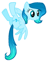 Size: 374x487 | Tagged: safe, artist:pdorothynics, oc, oc only, oc:aqua marine, flying