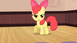 Size: 1366x768 | Tagged: safe, derpibooru import, screencap, apple bloom, one bad apple, solo