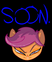 Size: 474x567 | Tagged: safe, artist:brutamod, scootaloo, brutalewd, lip bite, reaction image, solo