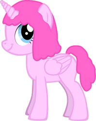 Size: 932x1179 | Tagged: safe, alicorn, pony, pony creator, adventure time, filly, princess bubblegum, solo