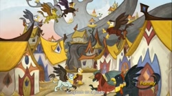 Size: 1279x713 | Tagged: safe, derpibooru import, screencap, the lost treasure of griffonstone, meme, snakes on a plane