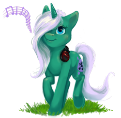 Size: 900x875 | Tagged: safe, artist:enigmatia, oc, oc only, oc:emerald song, solo