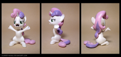 Size: 3800x1800 | Tagged: safe, artist:clawed-nyasu, sweetie belle, 3d print, oh come on, photo, solo