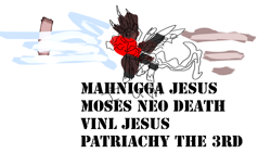 Size: 500x281 | Tagged: safe, artist:hell no, oc, oc only, oc:mah nigga jesus moses neo vinl jesus patriachy the 3rd, oc:mnjnvjp the 3rd, solo, tumblr