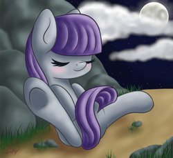 Size: 1500x1375 | Tagged: safe, artist:jonnysalami, maud pie, filly, solo, underhoof