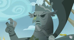 Size: 851x471 | Tagged: safe, screencap, king grover, griffon, the lost treasure of griffonstone, statue