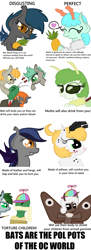 Size: 800x2200 | Tagged: safe, artist:finnanon, oc, oc only, oc:actias, oc:butterscotch, oc:echo, oc:flare, oc:luca, oc:minty, oc:salty, oc:speck, oc:squeak, bat pony, mothpony, original species