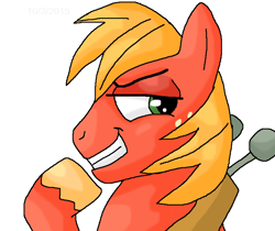 Size: 836x702 | Tagged: safe, artist:mojo1985, big macintosh, earth pony, pony, brotherhooves social, male, solo, stallion