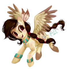 Size: 887x852 | Tagged: safe, artist:enigmatia, oc, oc only, oc:spirit storm, pegasus, pony, flying, solo