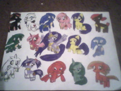 Size: 640x480 | Tagged: safe, artist:princessshannon07, amy rose, blaze the cat, isabella mongoose, knuckles the echidna, manic the hedgehog, master emerald, mina mongoose, ponified, queen aleena hedgehog, rouge the bat, sally acorn, shade the echidna, shadow the hedgehog, silver the hedgehog, sir charles hedgehog, sonia the hedgehog, sonic the hedgehog, sonic the hedgehog (series), traditional art