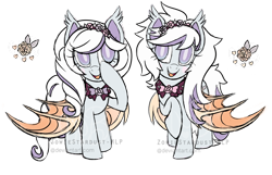 Size: 1024x661 | Tagged: safe, artist:zowiestardust-mlp, oc, oc only, bat pony, adoptable, solo, twins