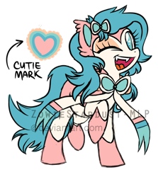 Size: 844x946 | Tagged: safe, artist:zowiestardust-mlp, oc, oc only, bat pony, pokémon, ponified, solo, sylveon