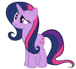 Size: 3000x2746 | Tagged: safe, derpibooru import, fluttershy, twilight sparkle, pegasus, pony, mane swap, palette swap, solo, swapped cutie marks