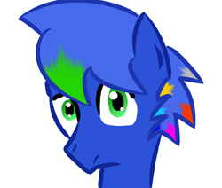 Size: 974x826 | Tagged: safe, artist:kittengirl34, pony, ponified, solo, sonic the hedgehog, sonic the hedgehog (series)