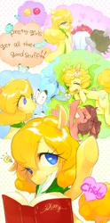 Size: 770x1552 | Tagged: safe, artist:tonito, oc, oc only, oc:chidey, blushing, lollipop