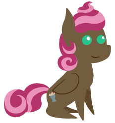 Size: 473x509 | Tagged: safe, artist:timid tracks, oc, oc only, oc:sweet treat, pegasus, pony, commission, cute, female, pointy ponies, solo