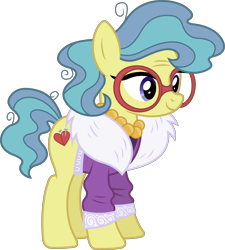 Size: 5220x5810 | Tagged: safe, artist:90sigma, charity kindheart, made in manehattan, .svg available, absurd resolution, clothes, glasses, necklace, simple background, solo, transparent background, vector